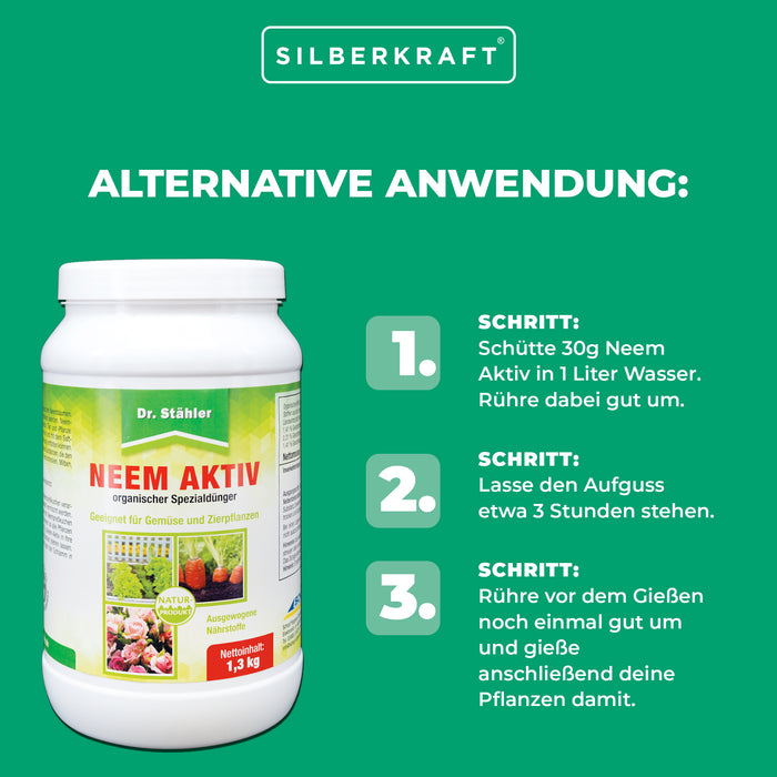 Neem Active: Concime speciale in granuli per ortaggi e piante ornamentali