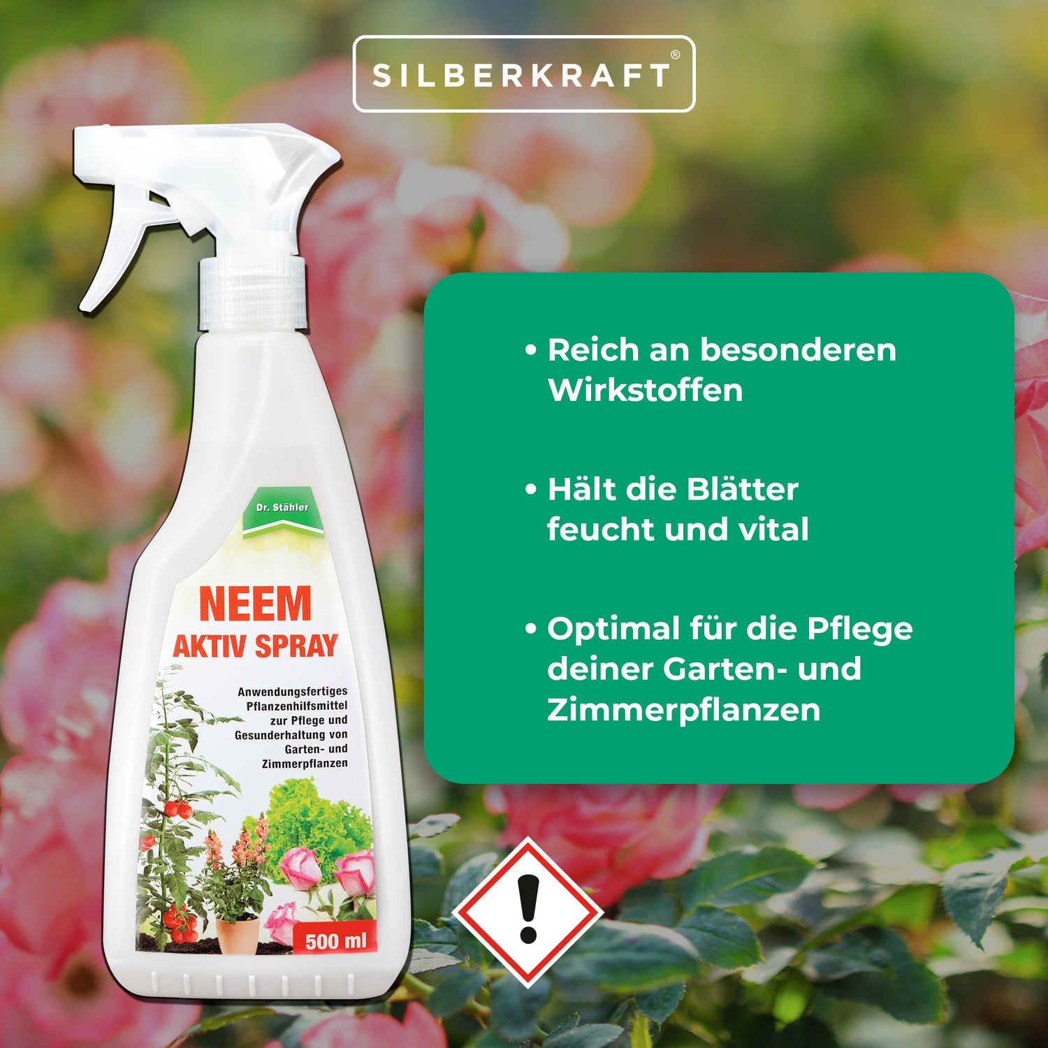 Neem Active Spray: cura e mantieni la salute delle piante da giardino e da appartamento