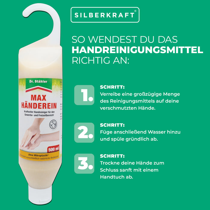 Max Hands Clean: detergente per le mani altamente efficace con effetto peeling