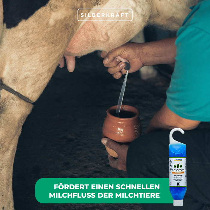 Absorben: gel per la cura della mammella contro la suzione dal capezzolo per vitelli e mucche