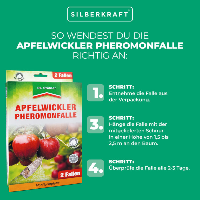 Trappola a feromoni per carpocapsa: protezione efficace per gli alberi da frutto