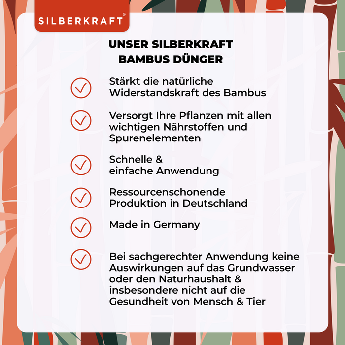 Fertilizzante per bambù - Fertilizzante liquido minerale NPK con azoto - Fertilizzante per bambù - Fertilizzazione del bambù