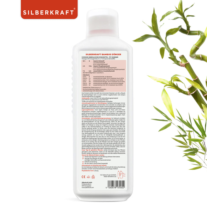 Fertilizzante per bambù - Fertilizzante liquido minerale NPK con azoto - Fertilizzante per bambù - Fertilizzazione del bambù