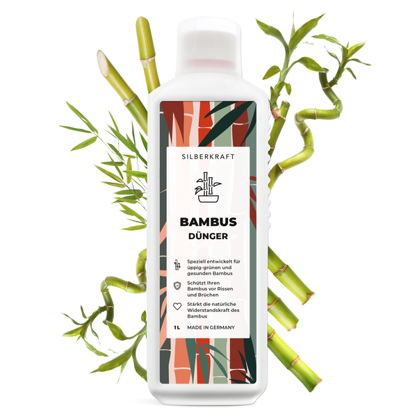 Concime per bambù - Concime liquido minerale NPK con azoto - Concime per bambù - Fertilizzare bambù - Silberkraft