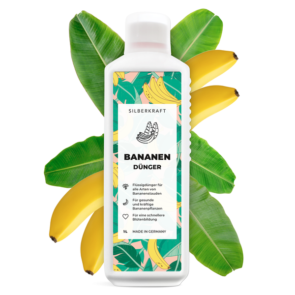 Concime per banane - Concime liquido minerale NPK con azoto - Concime per banane - Silberkraft