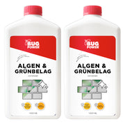 Rimuovi alghe e depositi verdi professionale - concentrato liquido per la pulizia di scale e piastrelle in pietra - adatto ad un'ampia gamma di superfici