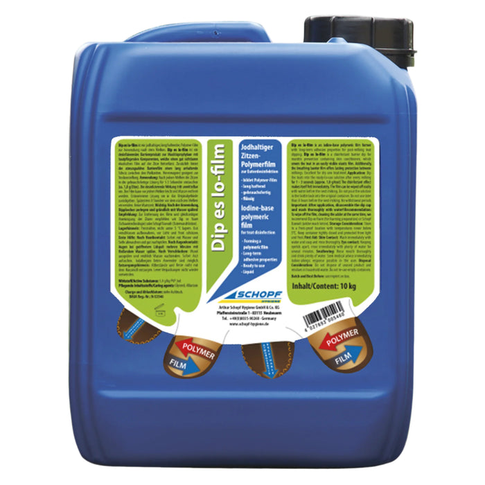 Dip es lo-film: soluzione di immersione filmogena contenente iodio per la disinfezione della mammella