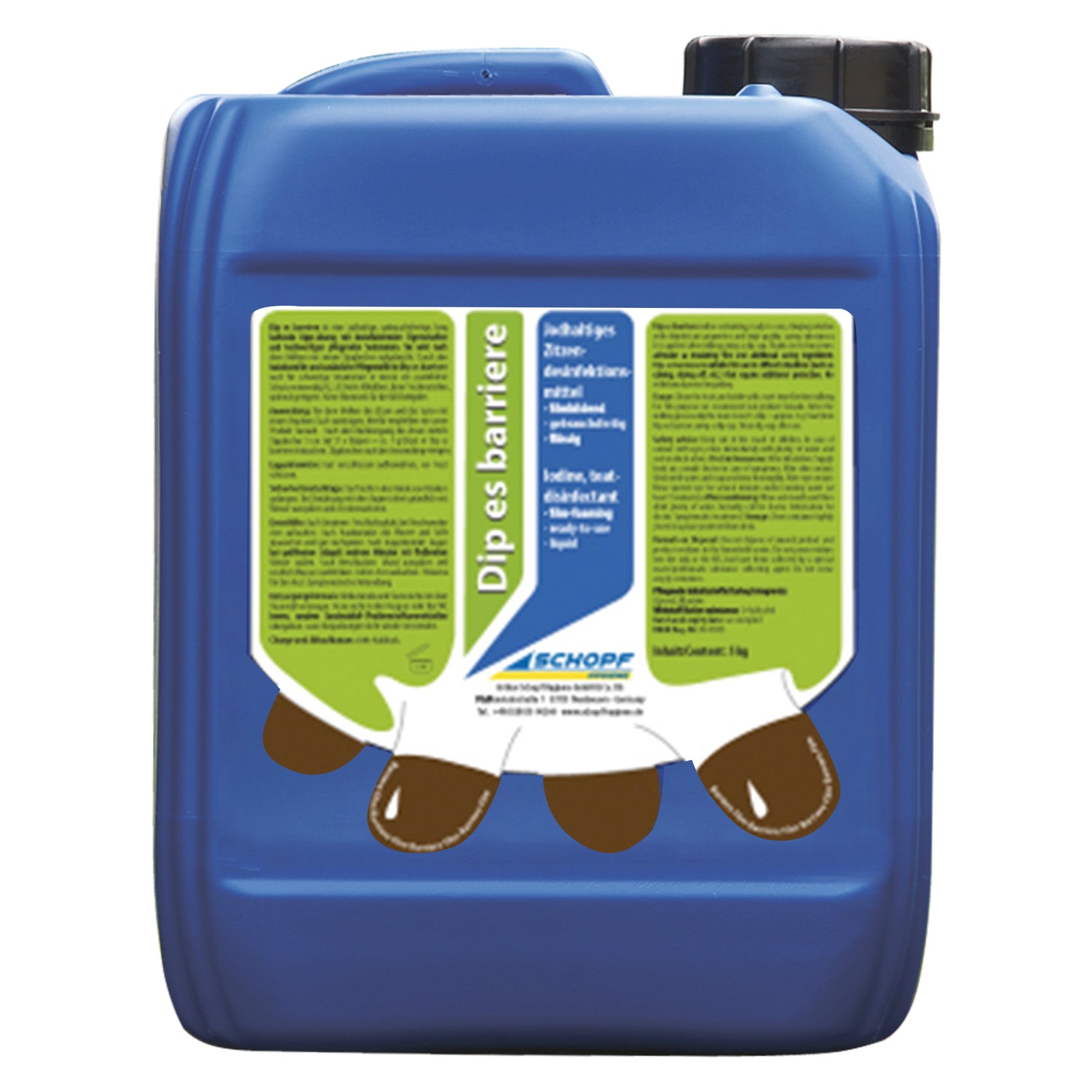 Barriera Dip it: agente di immersione pronto all'uso per una disinfezione ottimale dei capezzoli delle vostre mucche