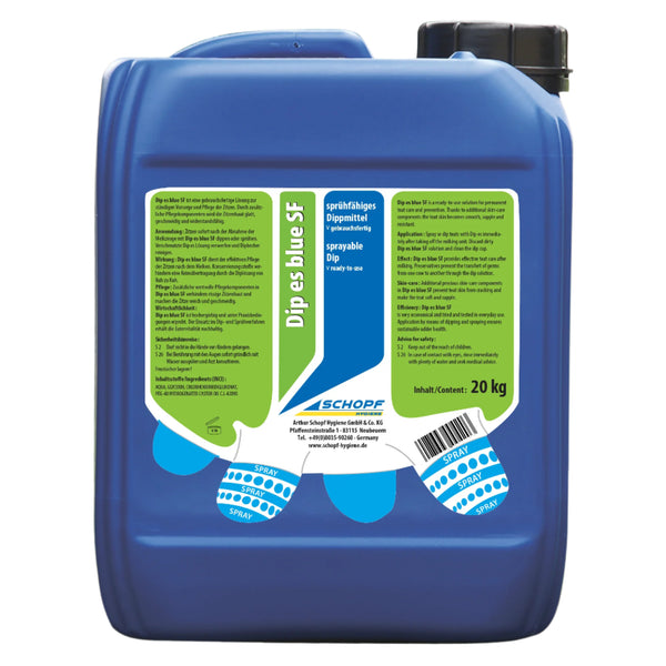 Dip's blue SF: agente di immersione spray per la cura delle tettarelle resistenti - Silberkraft