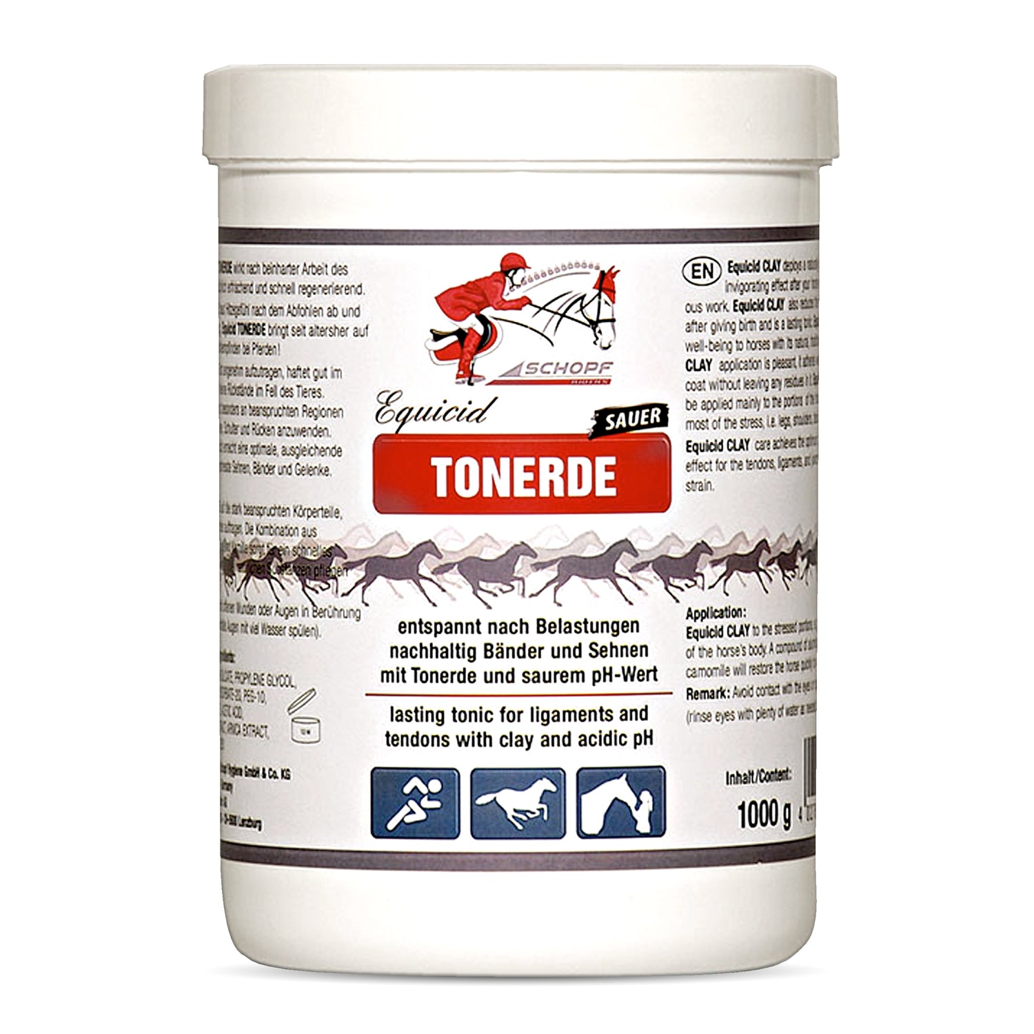 Equicid Clay: cura rinfrescante del cavallo per il relax e la rigenerazione