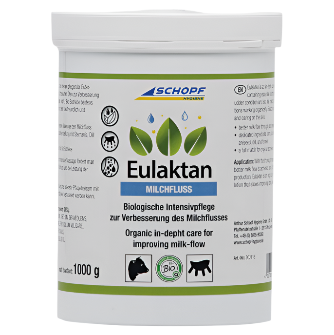 Eulaktan: Balsamo mammella con oli essenziali per la vitalità dei quarti mammella