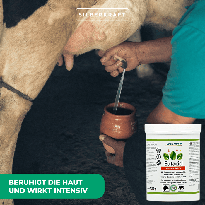 Balsamo all'argilla eutacida: cura versatile delle mucche per mammelle e articolazioni