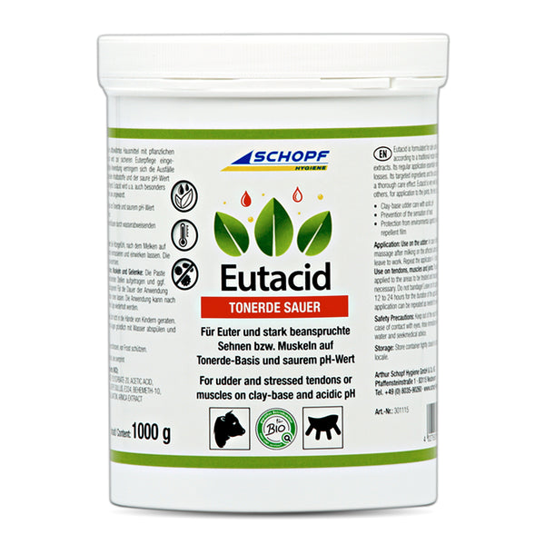 Balsamo all'argilla Eutacid: cura versatile delle mucche per mammelle e articolazioni - Silberkraft