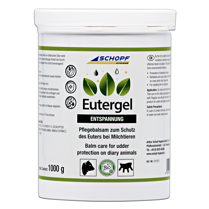 Gel mammella verde: balsamo protettivo per mucche