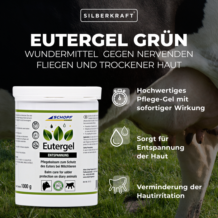 Gel mammella verde: balsamo protettivo per mucche