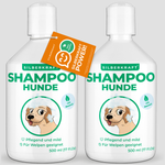 Shampoo per cani all'olio di neem cani e cuccioli - prodotto per la cura shampoo delicato contro prurito e cattivi odori, shampoo per cani per un pelo ben curato - Silberkraft