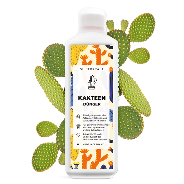Concime per cactus - Concime liquido minerale NPK con azoto - Concime per cactus e piante grasse - Fertilizzare cactus - Silberkraft