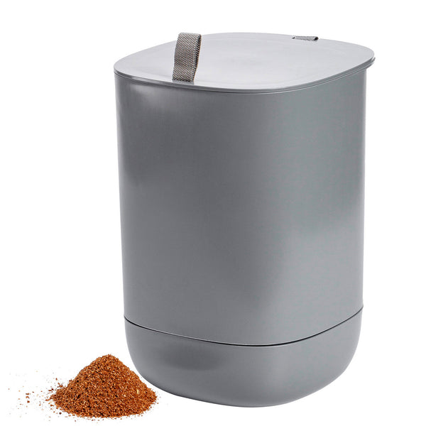 Compostiera da cucina Bokashi - compostiera incl. 1kg di graniglia - Silberkraft
