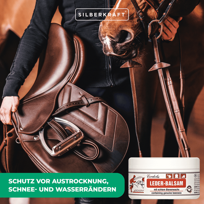 Balsamo per pelle con cera d'api: cura ottimale per sella e pelle liscia