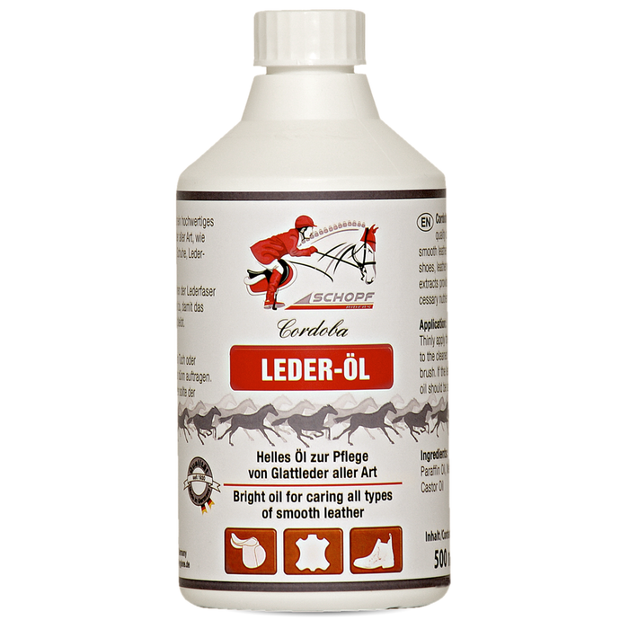 Olio per cuoio di alta qualità per selle, briglie e stivali da equitazione