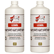 Olio di semi di lino naturale per cavalli: integratore di omega-3 di alta qualità per un pelo lucido e una digestione ottimale