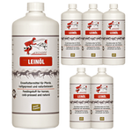 Olio di lino naturale per cavalli: integratore di omega 3 di alta qualità per un pelo lucido e una digestione ottimale - Silberkraft