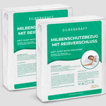 Fodera antiacaro - protezione completa del materasso con cerniera - Silberkraft