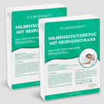 Fodera antiacaro - protezione completa del materasso con cerniera - Silberkraft