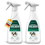 Silberkraft Spray per acari per conigli e porcellini d'India - Confezione multipla con diversi flaconi spray da 500 ml per un controllo efficace degli acari. Effetto immediato e duraturo contro gli acari nei roditori e nel loro ambiente. Imballaggi sostenibili realizzati con plastica riciclata. Con un gradevole profumo di limone. Prodotto in Germania.