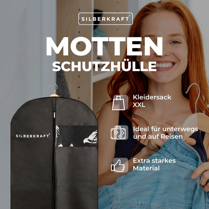 Porta abiti con cerniera