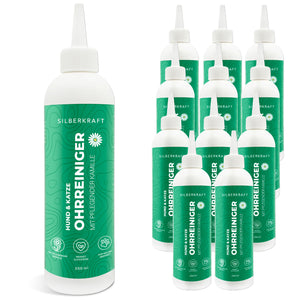 Ohrreiniger mit Kamillen-Extrakt für Hunde & Katzen - Silberkraft