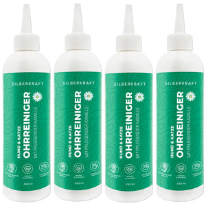 Ohrreiniger mit Kamillen-Extrakt für Hunde & Katzen - Silberkraft