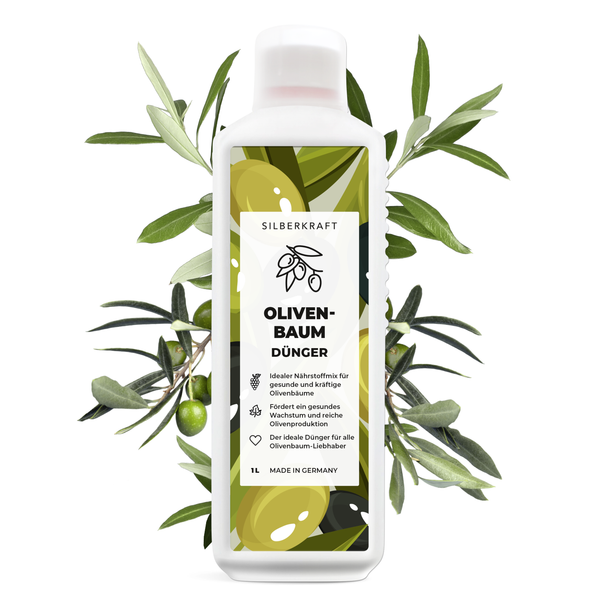 Concime per olivi - Concime liquido minerale NPK con azoto - Concime per olivi - Concime per olivi - Silberkraft