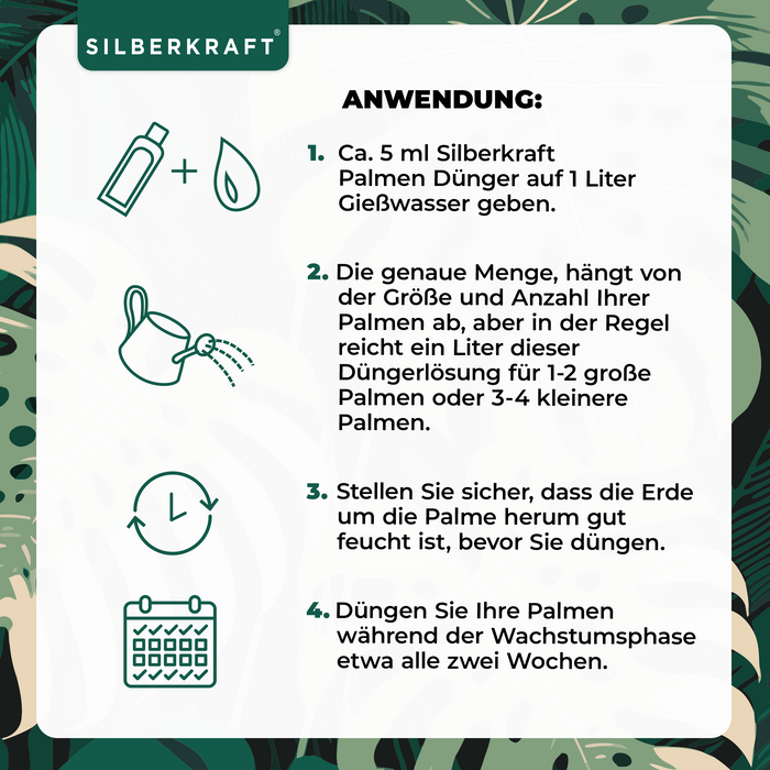 Fertilizzante per palme - Fertilizzante liquido minerale NPK con azoto - Fertilizzante per palme - Fertilizzante per palma di yucca - Fertilizzare le palme
