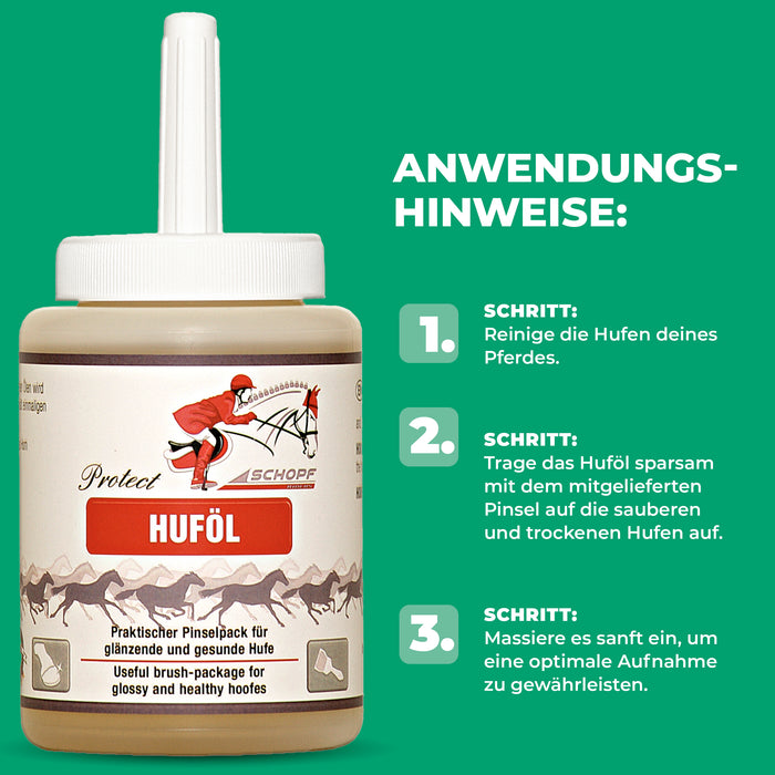 Olio nutriente per zoccoli con barriera protettiva per zoccoli di cavallo forti e sani