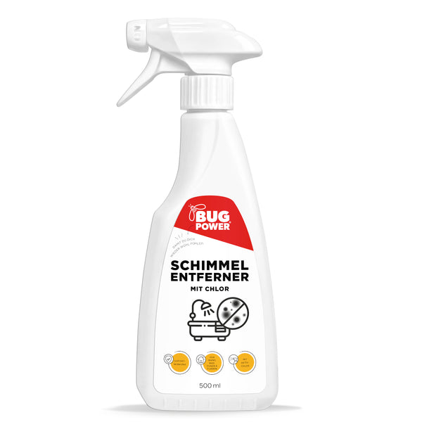 Spray antimuffa con cloro - per piastrelle, fughe, pareti e soffitti. Cloro attivo antimuffa - Silberkraft
