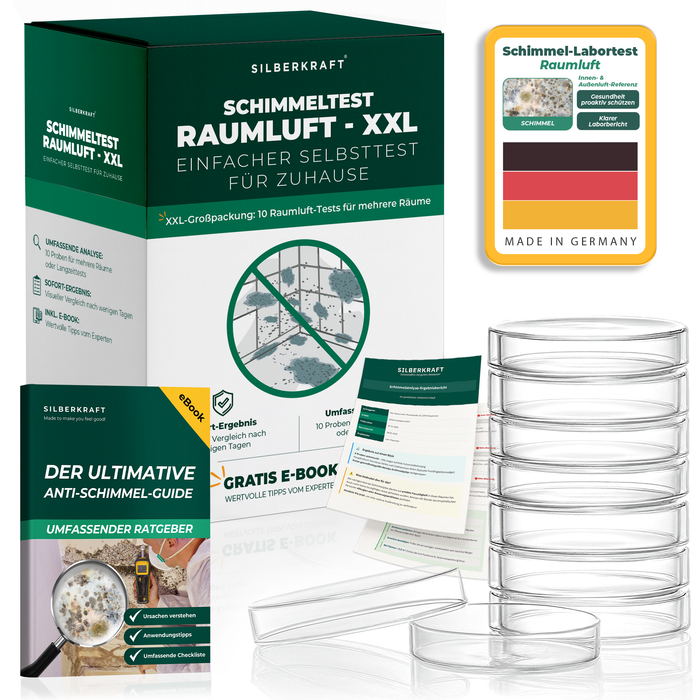Mold Test Indoor Air XXL – Autotest antimuffa 10x per la casa