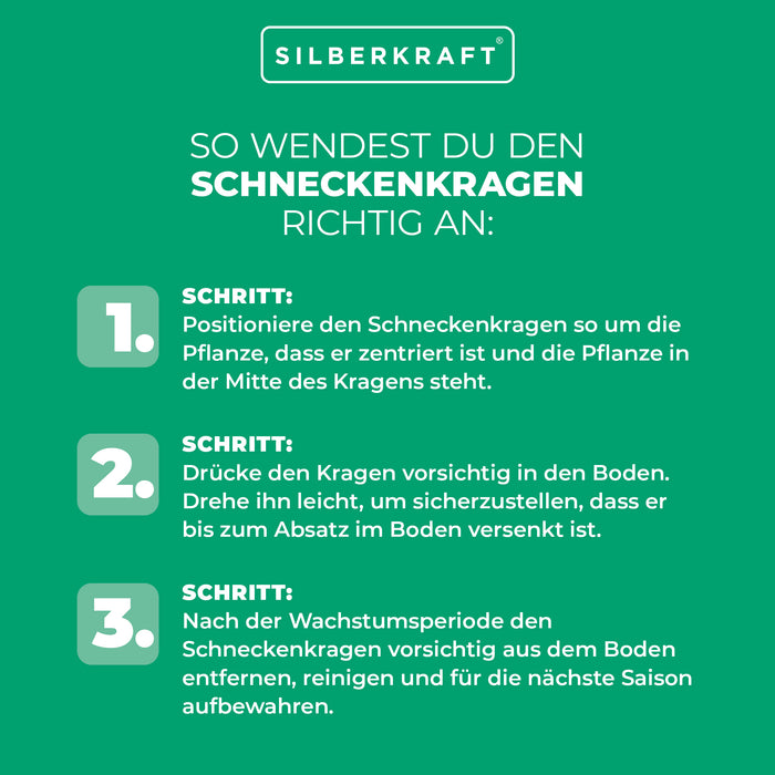 Collare per lumache: protezione efficace contro lumache e vermi sulle piantine