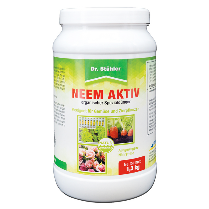 Neem Active: Concime speciale in granuli per ortaggi e piante ornamentali