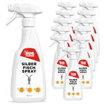 BugPower Silverfish Spray contro pesci carta e pesciolini d'argento - con effetto abbattente - Silberkraft