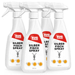 BugPower Silverfish Spray contro pesci carta e pesciolini d'argento - con effetto abbattente - Silberkraft