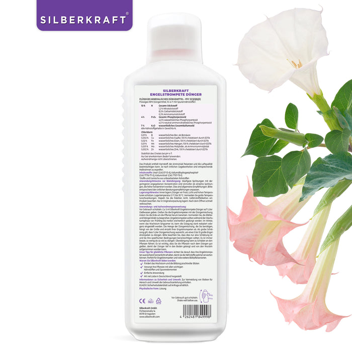 Fertilizzante per tromba d'angelo - Fertilizzante liquido minerale NPK con azoto - Fertilizzante per tromba d'angelo