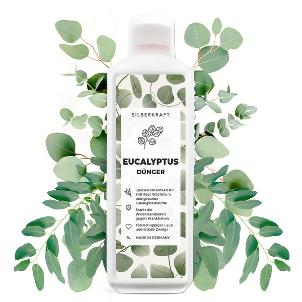 Concime per eucalipto - Concime liquido minerale NPK con azoto - Concime per eucalipto - Fertilizzare alberi di eucalipto - Silberkraft