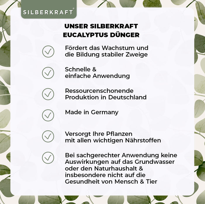 Fertilizzante per eucalipto - Fertilizzante liquido minerale NPK con azoto - Fertilizzante per eucalipto - Fertilizzazione degli alberi di eucalipto