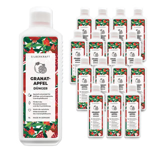 Granatapfel Dünger - Mineralischer NPK Flüssigdünger mit Stickstoff - Dünger für Granatapfelbaum - Silberkraft