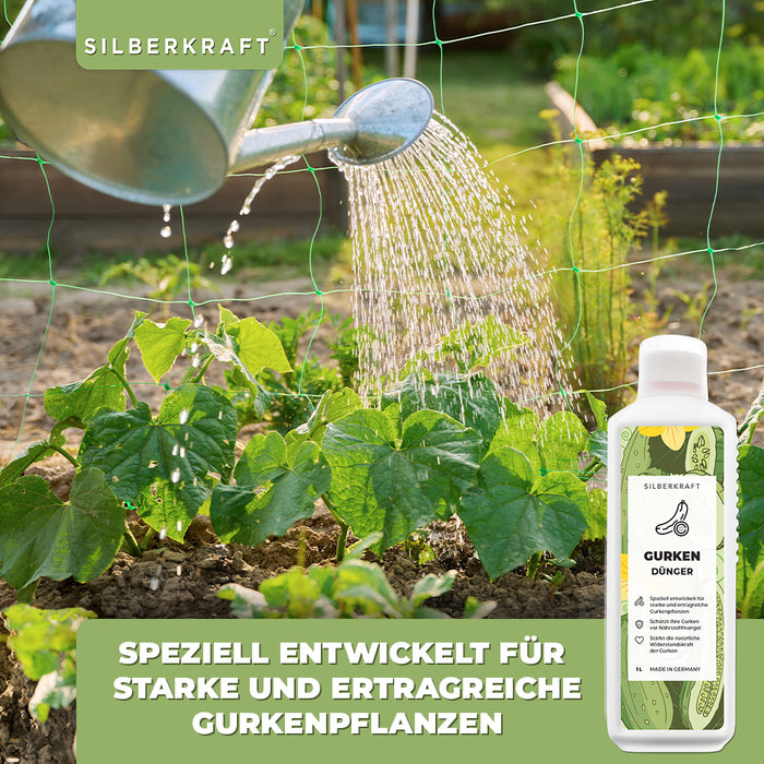 Fertilizzante per cetrioli - Fertilizzante liquido minerale NPK con azoto - Fertilizzante per piante di cetriolo - Fertilizzante vegetale
