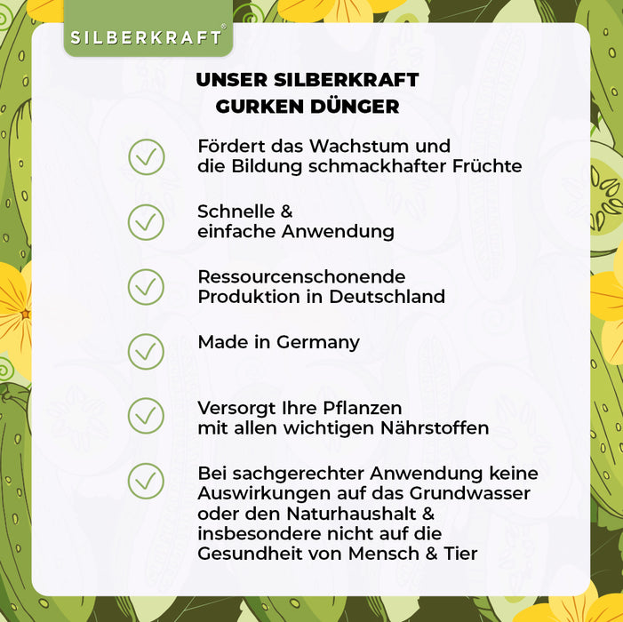 Fertilizzante per cetrioli - Fertilizzante liquido minerale NPK con azoto - Fertilizzante per piante di cetriolo - Fertilizzante vegetale