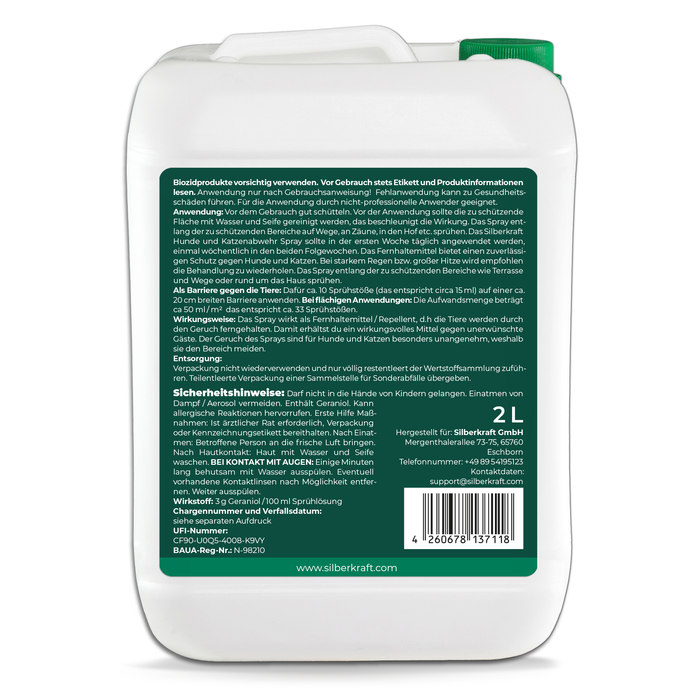 Spray repellente per cani e gatti