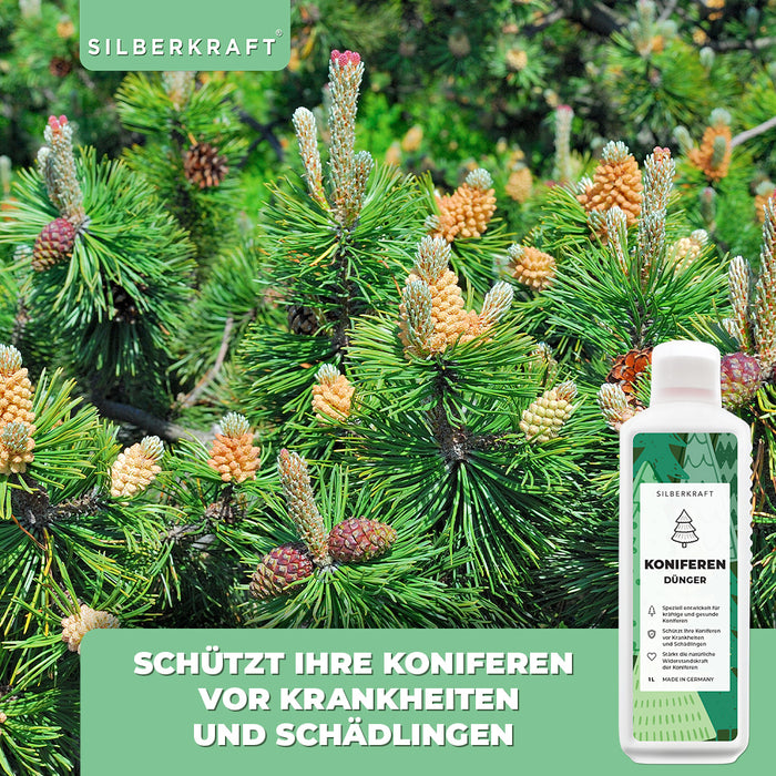 Concime per conifere - Concime liquido minerale NPK con azoto - Concime per conifere - Concimazione Thuja