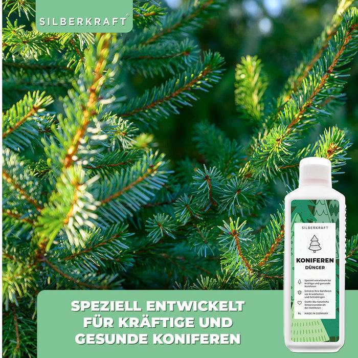 Concime per conifere - Concime liquido minerale NPK con azoto - Concime per conifere - Concimazione Thuja